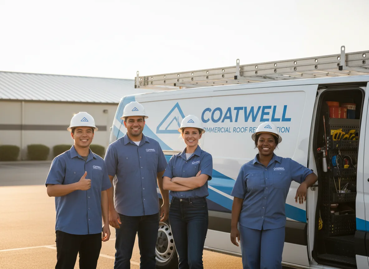 Commercial roof coating company in Shiloh, GA